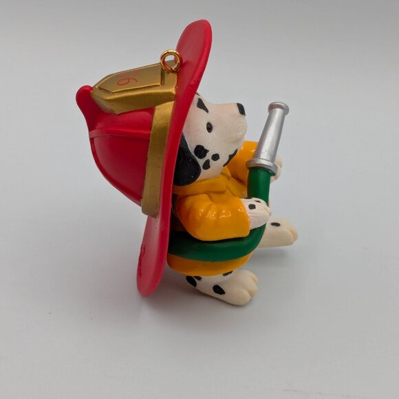 Hallmark Keepsake Faithful Fire Fighter Ornament 1993, Dalmatian Theme - Picture 3 of 10